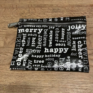 Brighton holiday cosmetic‎ bag Christmas bright and merry bag small bag cute bag